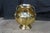 Antique Brass Coal Scuttle Delft Blue Porcelain Handle Fireplace Ash Bucket 16" For Sale - Image 15 of 18