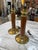 1970s Mid-Century Modern Brass and Brown Lacquer Table Lamps - a Pair For Sale - Image 4 of 9