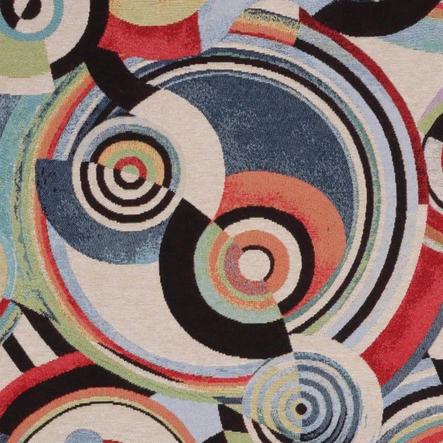 Kandinsky Tapestry Fabric - Sample For Sale - Image 4 of 5