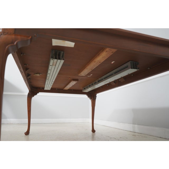 Stickley George III Style Mahogany Inlaid Dining Table For Sale - Image 9 of 18