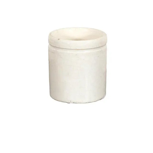 Small 19th Century Antique French Ironstone Preserving Pots or Pots à Confiture For Sale - Image 4 of 9