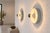 Mid-Century Modern German White Wall Lights, 1960s, Set of 2 For Sale - Image 3 of 16