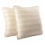Milton Textiles Chainstitch Newport Throw Pillows - a Pair For Sale
