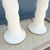 1980s Postmodern Twisted Cream Textured Plaster Table Lamps - A Pair For Sale - Image 5 of 6