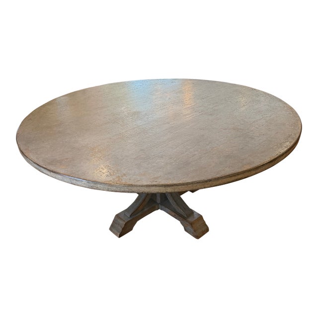 Bennett Galleries Knoxville Reclaimed Wood Round Dining Table For Sale