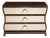 Modern Italian Makassar Ebony Nightstand With Smoked Mirror Drawers For Sale