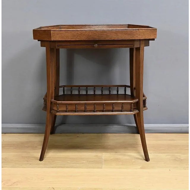 Art Deco Oak Coffee Table, 1930s For Sale - Image 13 of 17