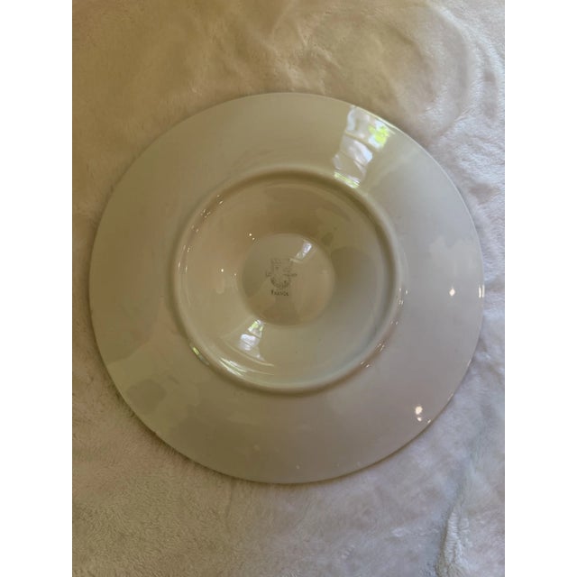 Farmhouse Antique French Longchamp Oyster Plate For Sale - Image 3 of 4