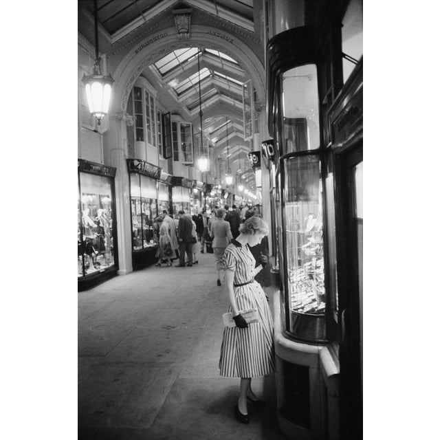Mid-Century Modern Slim Aarons, Burlington Arcade, Estate Stamped Digital Print For Sale - Image 3 of 3