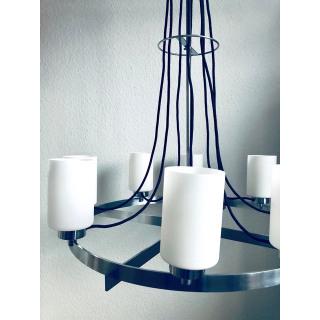 Vintage 8-Light Chandelier, 1970s For Sale - Image 12 of 16