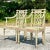 Early 20th Century Vintage Regency Victorian “Hepplewhite” Garden Chairs - a Pair For Sale - Image 5 of 7
