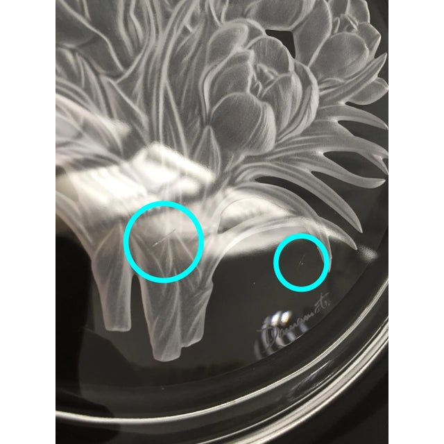 Hoya Crystal Flower of the Month Crocuses Youthful Gladness Plate For Sale - Image 9 of 12