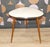 Beautifully shaped table Side table/Coffee table COCKTAIL TABLE Charming 1950s relic from the Rock 'n' Roll era On three...