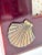 1980s Seashell Brass Inlay Picture Frame – Coastal Clamshell Decor, Hollywood Regency Style For Sale - Image 5 of 9