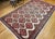 Vintage Malayer Gallery Rug, Hand-Knotted Wool, Geometric Pattern, 7x13, Ivory & Red For Sale - Image 4 of 14