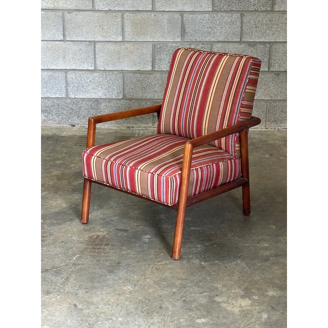 1950s t.h. Robsjohn-Gibbings for Widdicomb Lounge Chair- Unmarked For Sale In Philadelphia - Image 6 of 8