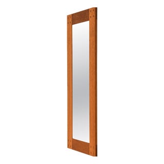 Mirror with Mahogany Frame by Uno & Östen Kristiansson, 1950s For Sale