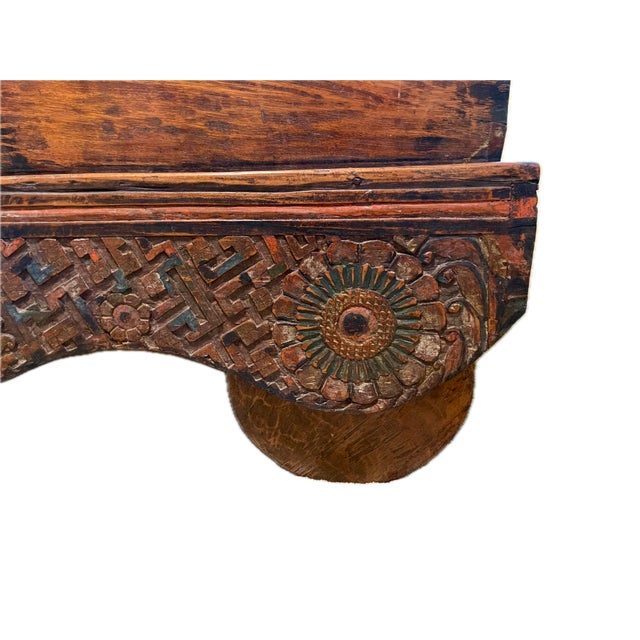 Antique Storage Chest With Wheels For Sale - Image 4 of 9