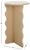 Modern Lilith Wavy Accent Table in Natural For Sale - Image 3 of 8