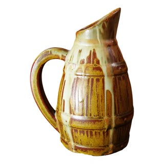 Art Deco N°437 Pitcher Jug in Flamed Stoneware ​​from Denbac, 1930s For Sale