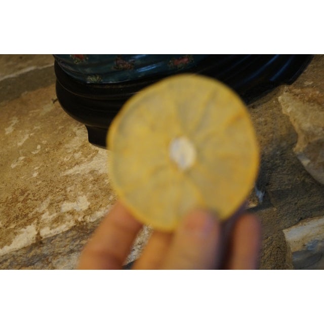 1950s 1950s Chinese Ceramic Birdcage Lamp For Sale - Image 5 of 13