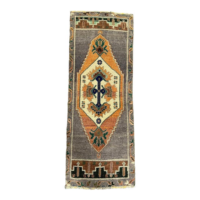 Turkish Yastik Rug 1'4" x 3'6" For Sale