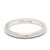 Early 21st Century Knife Edge Band Ring, Platinum, Ring Size 5.25 For Sale - Image 5 of 6