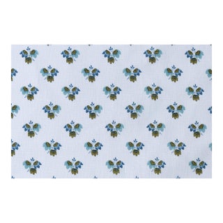 Full-Width Alice Sergeant Beatrice Fabric Remnant in Avocado For Sale