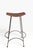 Arthur Umanoff Set of Four Mid Century Wrought Iron and Wicker Bar Stools For Sale - Image 4 of 16