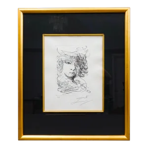 Salvador Dali Signed Rembrandt Van Rijn Etching Immortals of Art Artist Edition