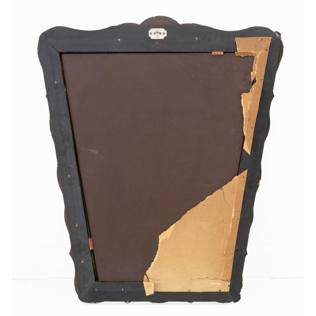 Silver Vintage Venetian Style Framed Beveled Glass Mirror For Sale - Image 8 of 8