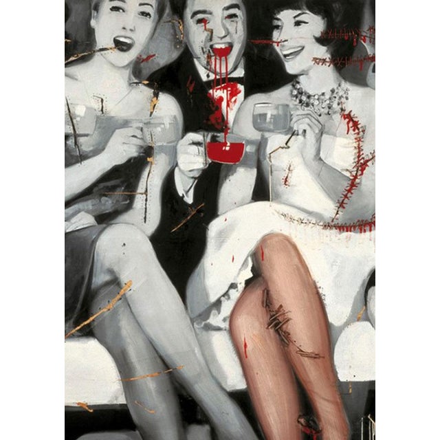 Contemporary Gerhard Richter Party Official Exhibition Poster For Sale - Image 3 of 3