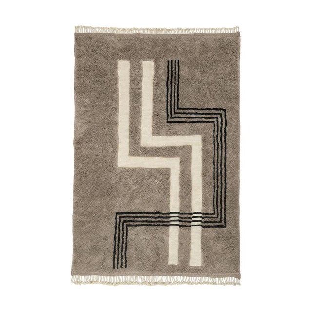 Hand-Knotted Wool Rug by Azele Studio For Sale - Image 11 of 11