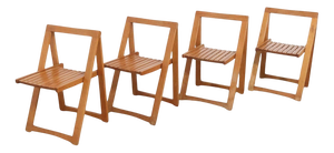 Trieste Chairs by Aldo Jacober for Alberto Bazzani, 1960s, Set of 4