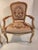 French Late 18th Century Louis XV Rococco Gilt Armchair Set With Needlepoint For Sale - Image 3 of 10