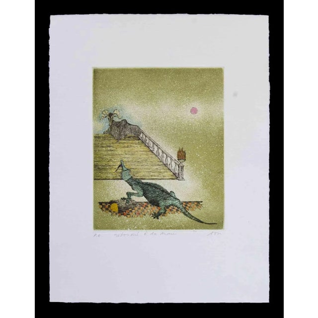 Ossi Czinner, Zodiaco: Ariete, Etching, 1980 For Sale