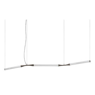 Ypsilon S-Shaped Glass Suspension Lamp by Lorenza Bozzoli For Sale