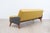 1950s Streamlined Fold-Out Sofa in Yellow and Grey Melange Upholstery, 1950s For Sale - Image 5 of 15