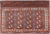 19th Century Antique Tekke Rug With Brown Field and Tribal Motifs in Red For Sale In Atlanta - Image 6 of 6