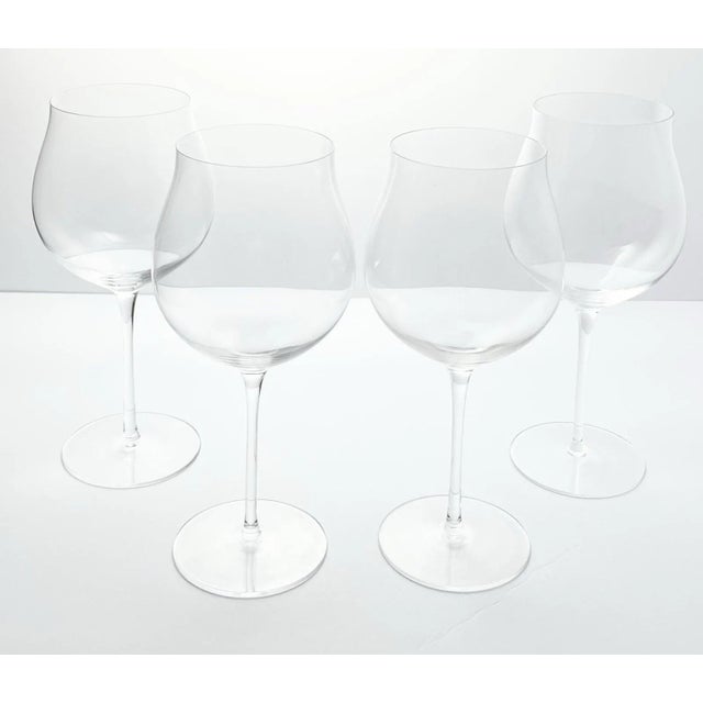 Williams-Sonoma “Reserve” Set of 4 Grand Cru Wine Glasses 10” 25oz Signed Excellent condition. No chips, cracks, or...