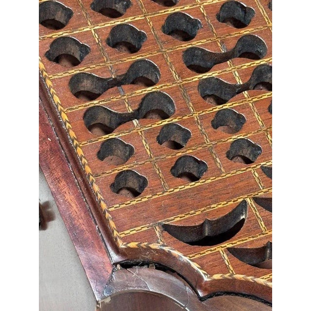 Georgian English Mahogany Knife or cutlery box with brass mounts,, c. 1800.: L-12" x W-9" x H-14"
