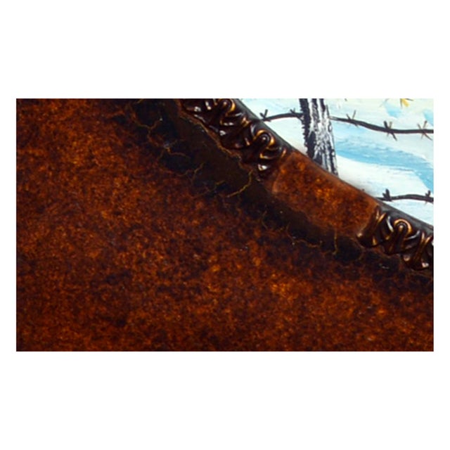 1970s Winter Wonderland Landscape by Ginger Sammell For Sale - Image 5 of 6