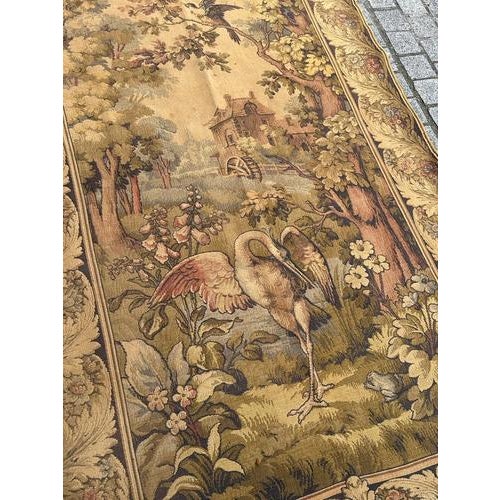 1940s Vintage French Aubusson Style Jacquard Tapestry, 1940s For Sale - Image 5 of 18