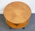 Heywood-Wakefield Heywood Wakefield Solid Maple Early American Colonial 28" Tiered Round Drum Accent End Table 1476 - Cinnamon Finish For Sale - Image 4 of 11