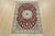An authentic vintage traditional Nain rug, hand-knotted with fine wool and silk, dyed using natural colors. This...