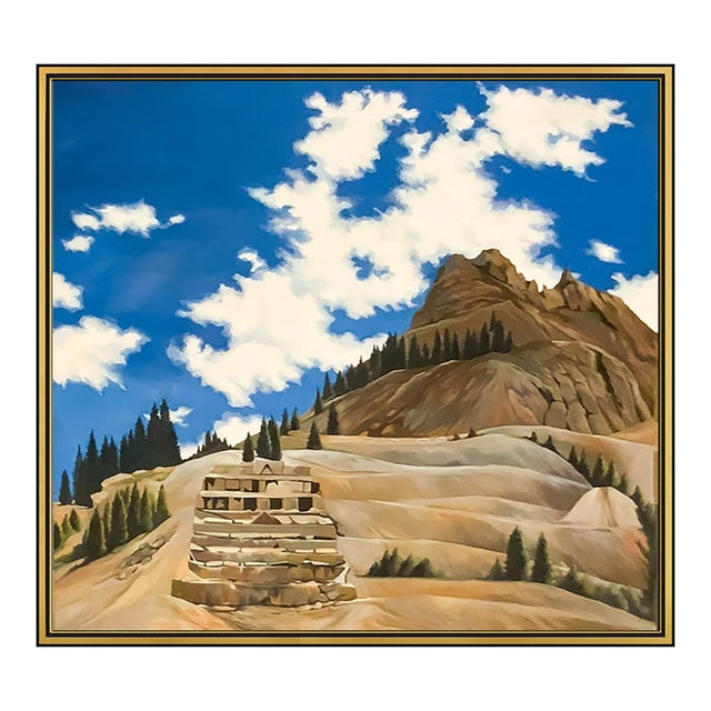 1975 Animas Valley, Colorado I Oil Painting Lowell Blair Nesbitt For Sale