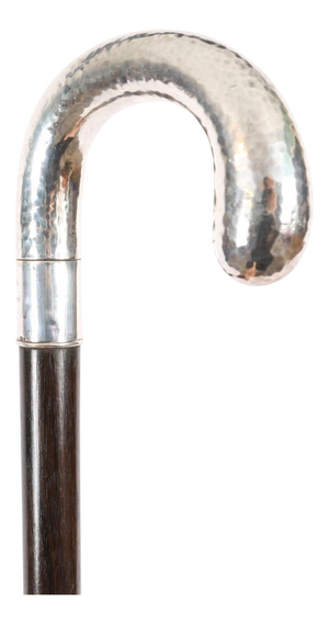 Swedish Silver Walking Cane Stick by Nils Jonsson