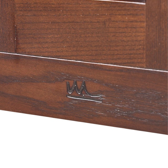 Wendell Castle Mid Century Oak Bench For Sale - Image 10 of 10