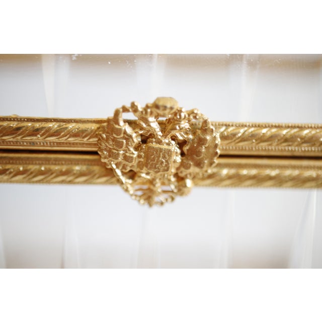 Fabergé Crested 24k Gold Crystal Clawfoot Baccarat Style Box, Signed by Tatiana Fabergé For Sale - Image 9 of 18