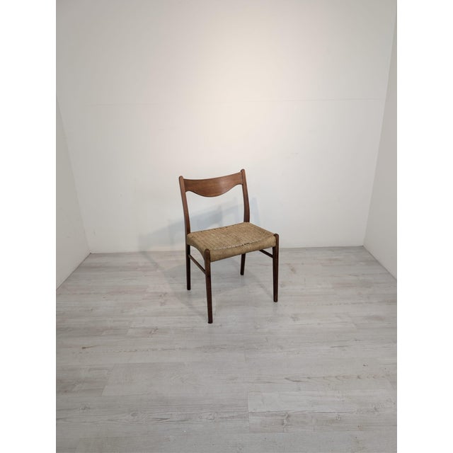 Arne Wahl Iversen Danish Teak Chair by Arne Wahl Iversen GS61 for Glyngore Stolefabrik, 1960s For Sale - Image 4 of 18